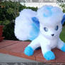 Vulpix Alola Plush Art Doll Ooak