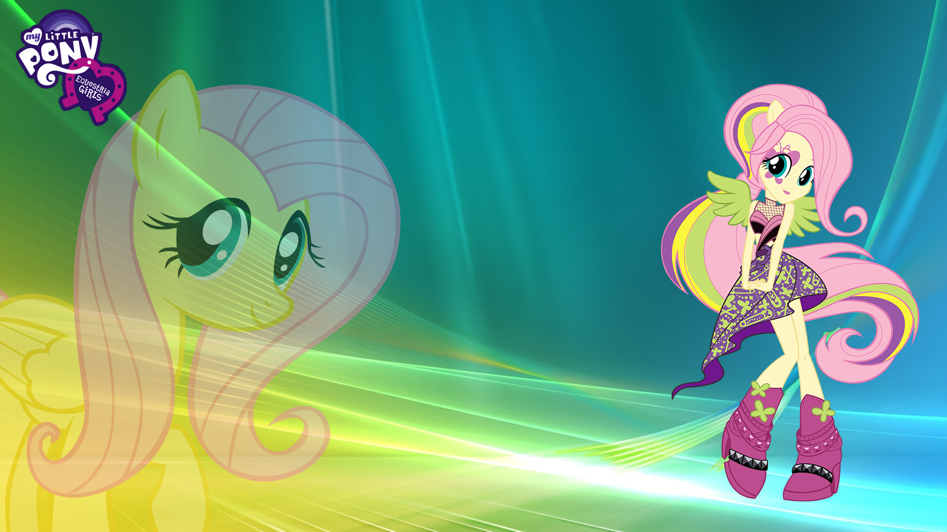 Flutteryshy windows vista wallpaper