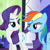 Rarity and Rainbow Dash (together) plz