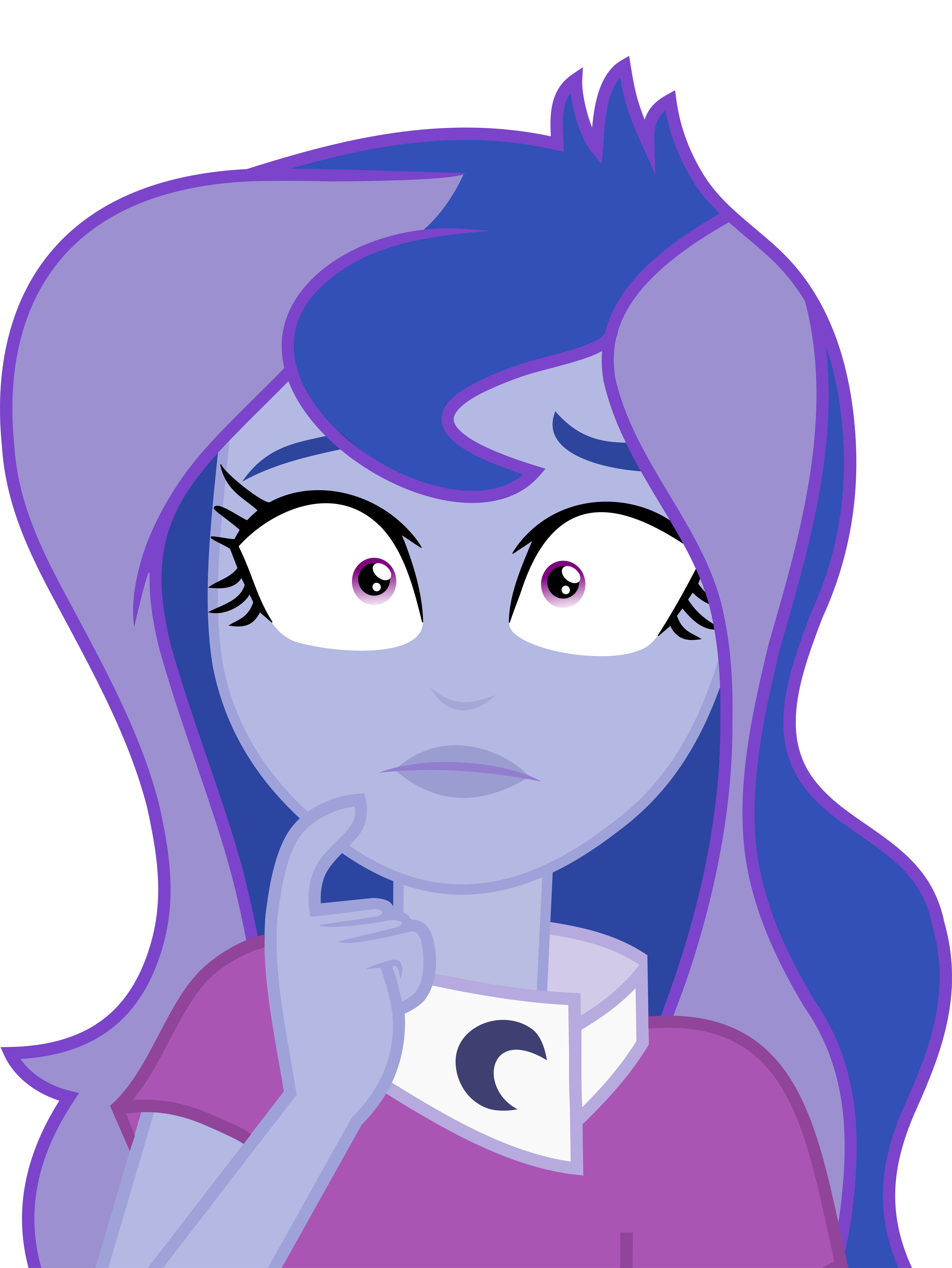 Mlp EqG 3 vice principal luna (hmm...) vector by luckreza8 on DeviantArt