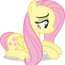 Mlp Fim fluttershy (read without book) vector