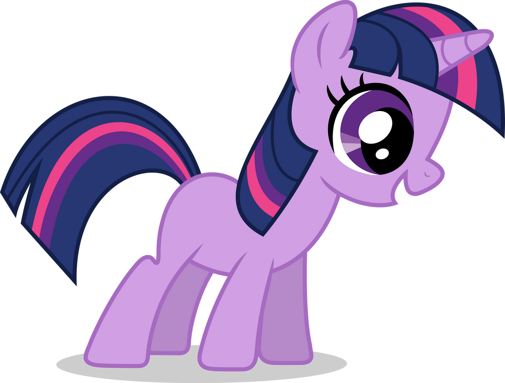 Mlp Fim Filly Twilight Sparkle (happy) Vector by luckreza8 on DeviantArt