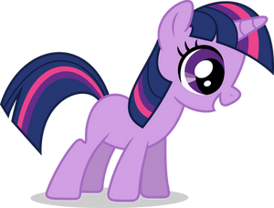 Mlp Fim Filly Twilight Sparkle (happy) Vector