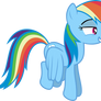 Mlp Fim Rainbow Dash (surprise!) Vector