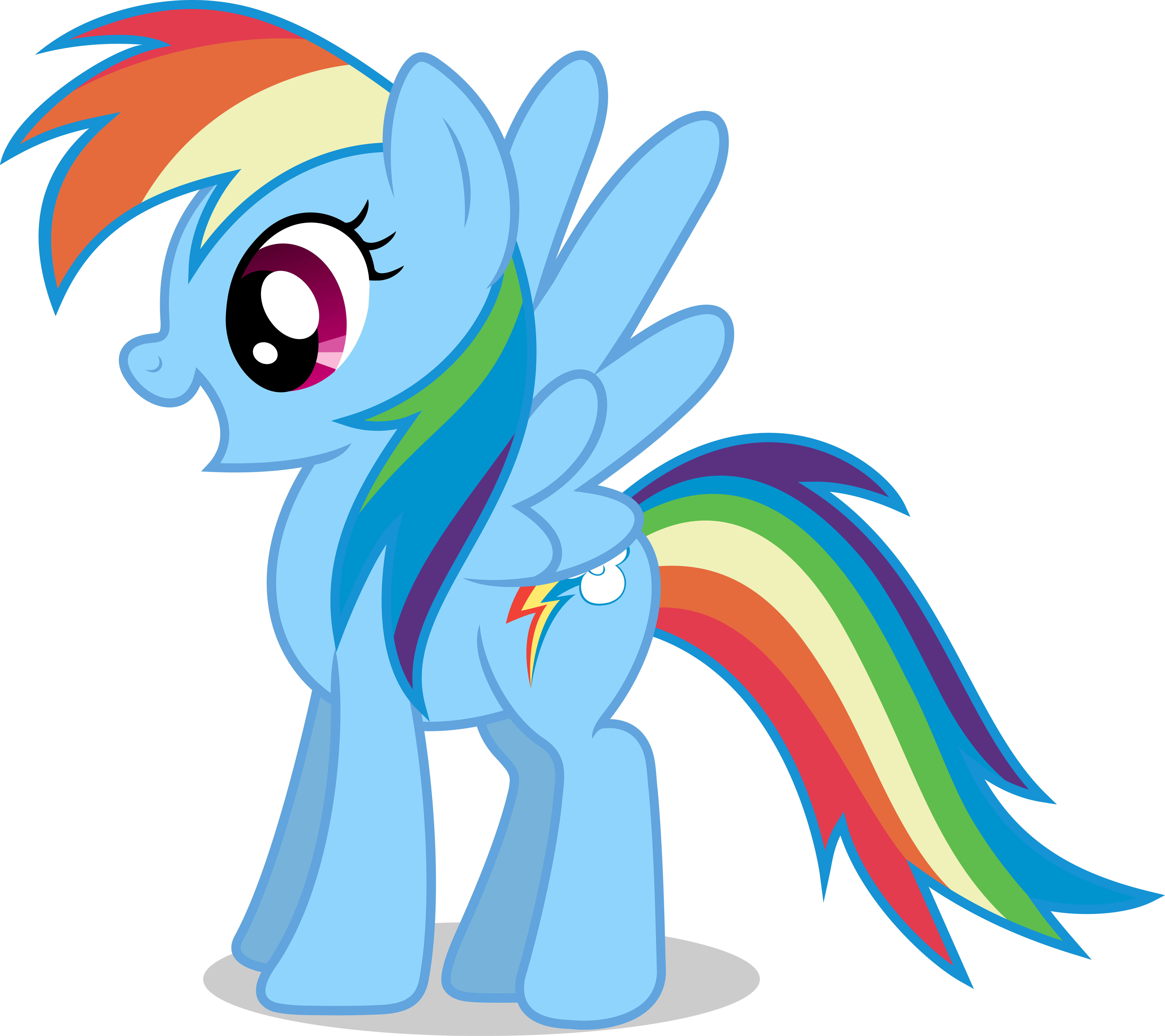 Mlp  Fim Rainbow  Dash  happy Vector by luckreza8 on DeviantArt  Mlp  Fim Rainbow  Dash  happy Vector by luckreza8 on DeviantArt