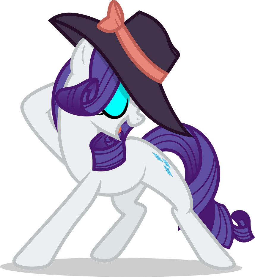 Mlp Fim rarity (i'm rarity investigation) vector by luckreza8 on DeviantArt