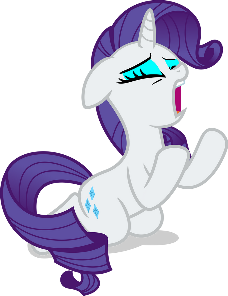 Mlp Fim Rarity (cry) Vector by luckreza8 on DeviantArt