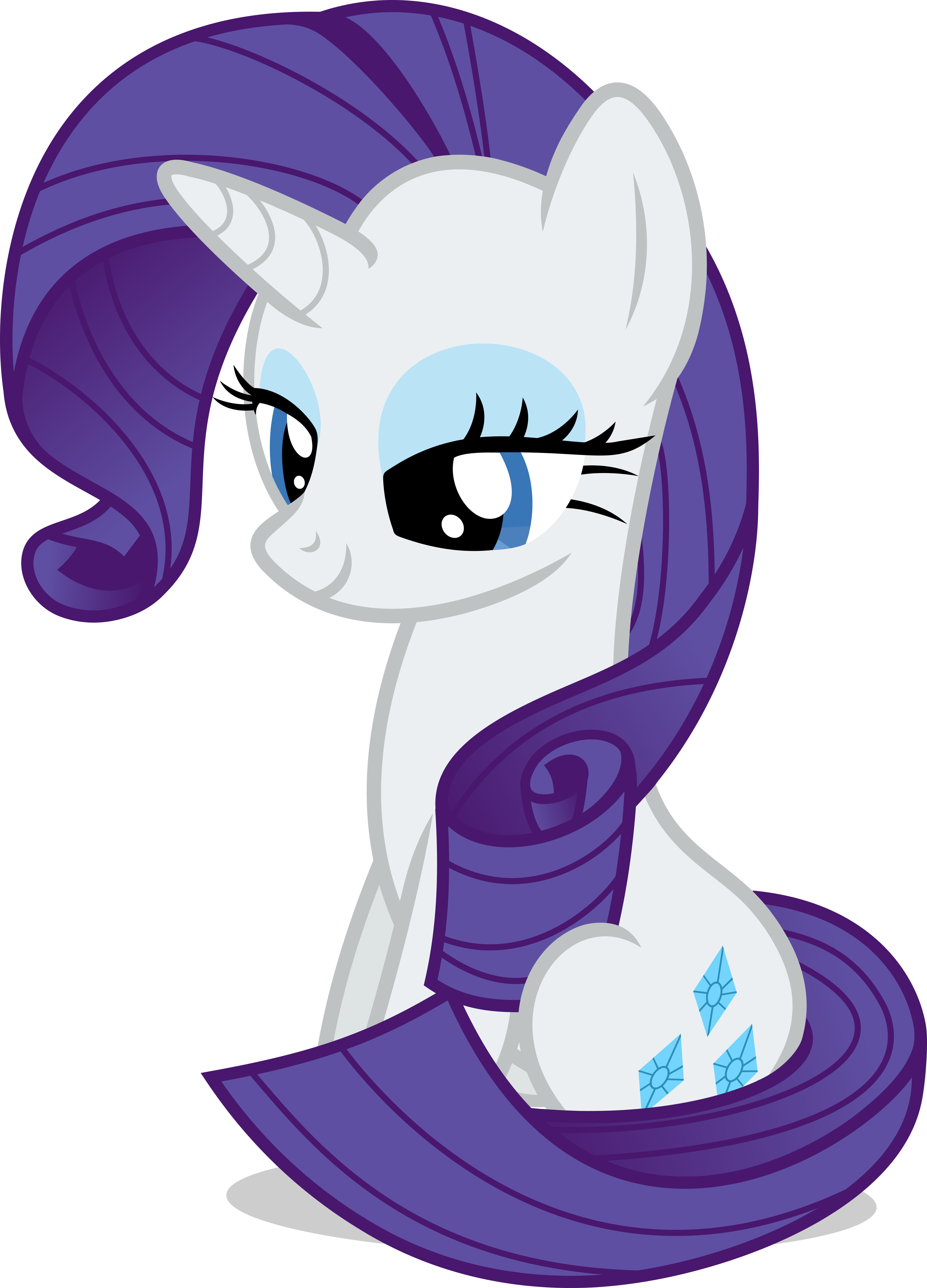 Mlp Fim Rarity (sit down) vector