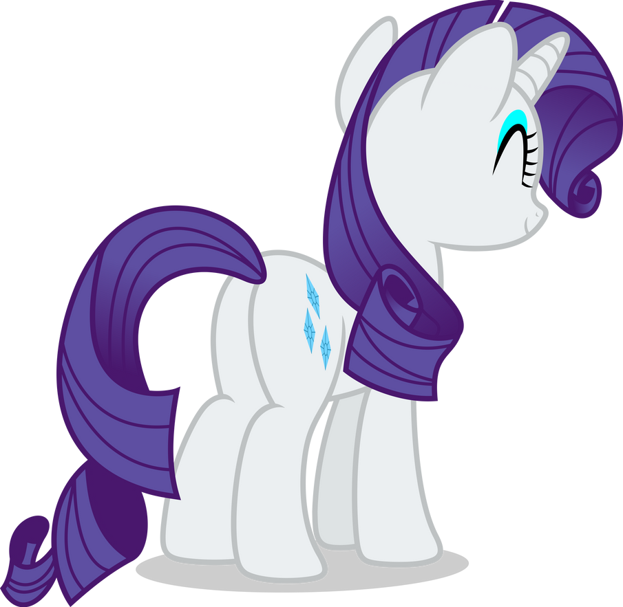 Mlp Fim Rarity ( ^-^ ) Vector by luckreza8 on DeviantArt