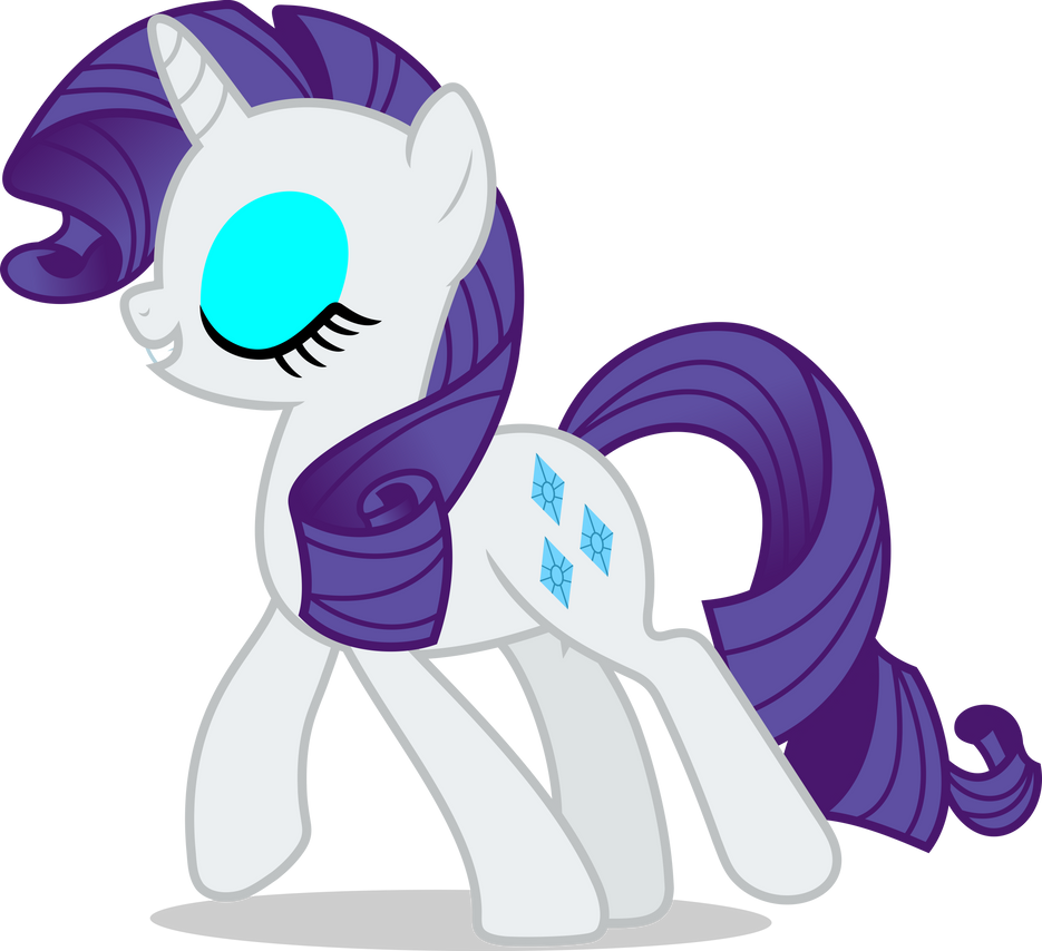 Mlp Fim Rarity (Walking) vector by luckreza8 on DeviantArt