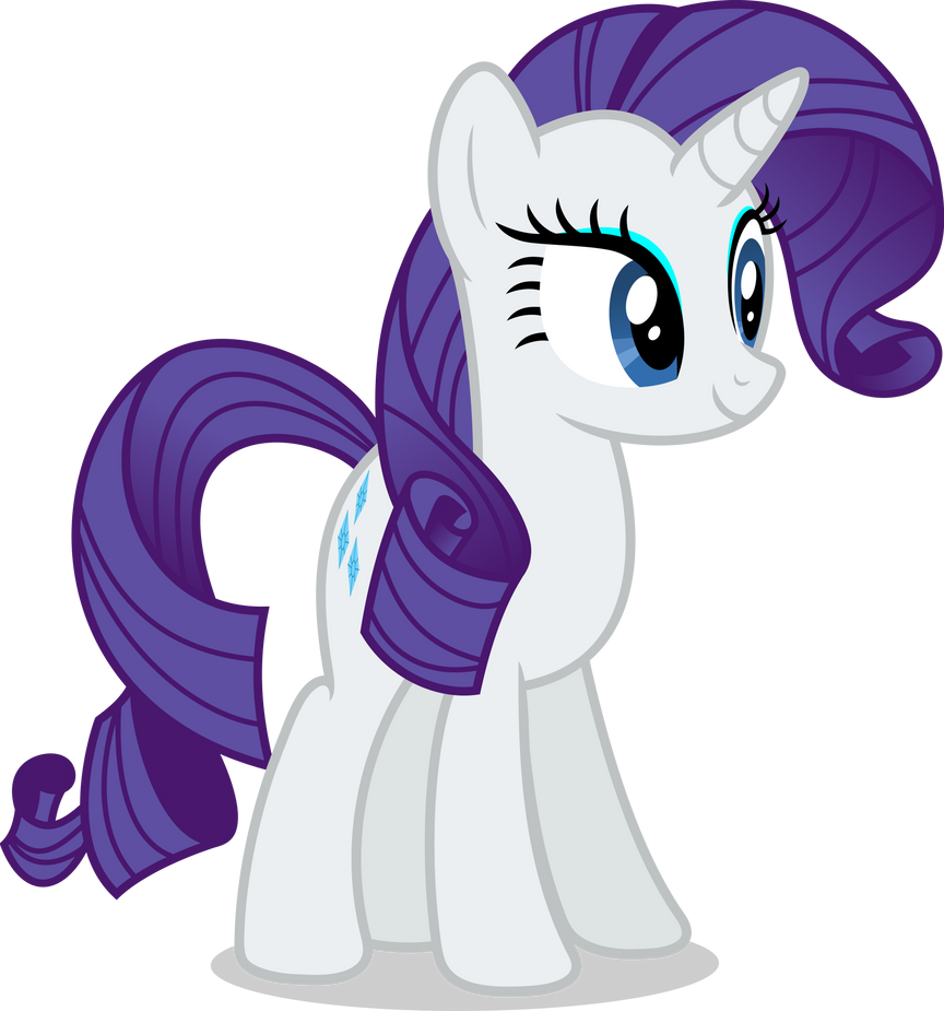 Mlp Fim Rarity (smile) vector by luckreza8 on DeviantArt