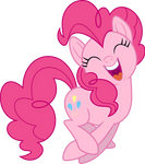 Mlp Fim New Pinkie Pie (happy) vector