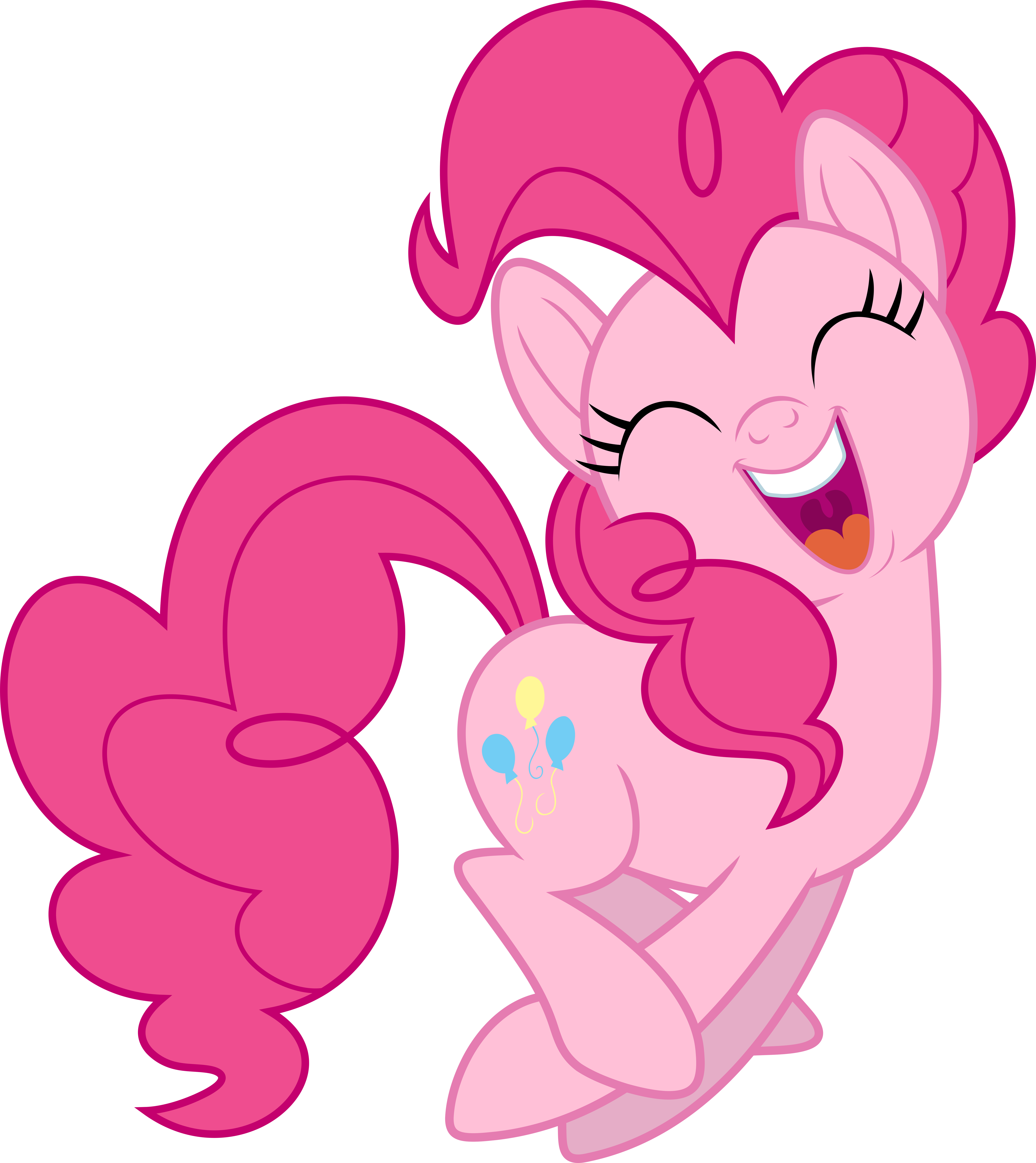 Mlp Fim New Pinkie Pie (happy) vector by luckreza8 on DeviantArt