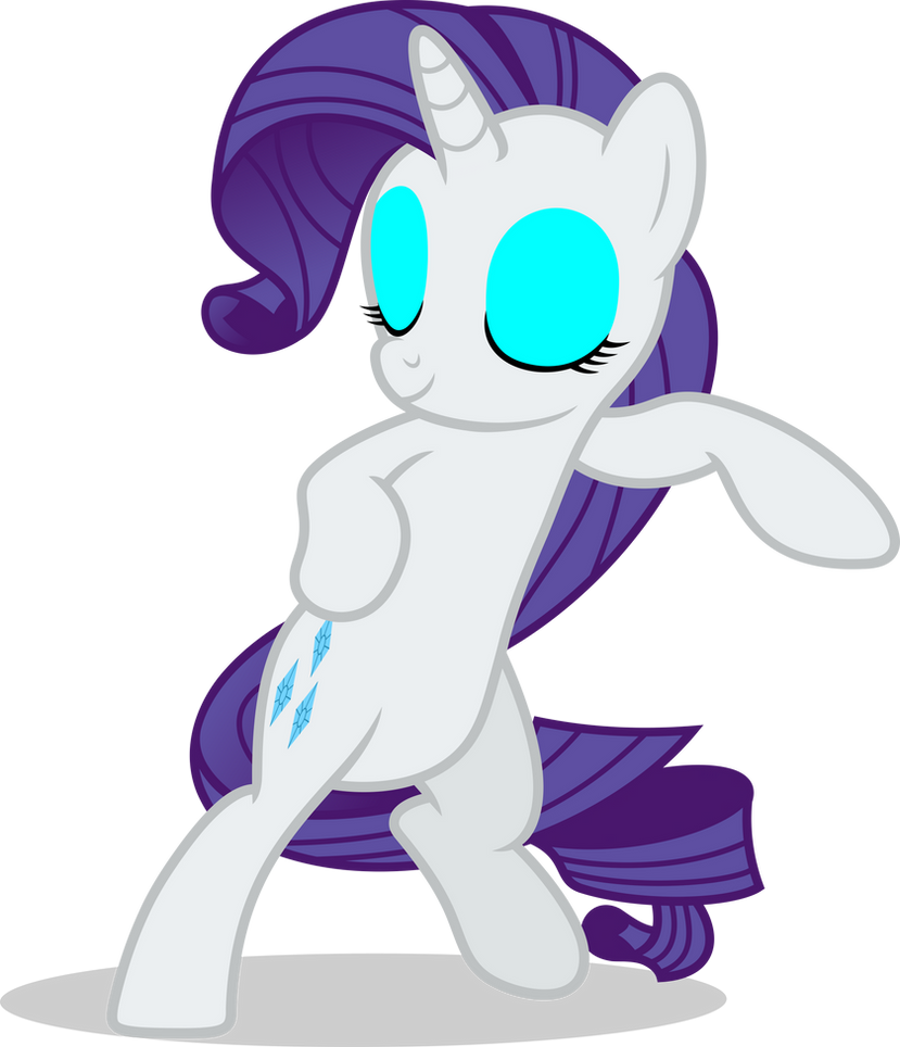 Mlp Fim Rarity (dance) vector by luckreza8 on DeviantArt