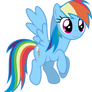 Mlp Fim Rainbow Dash (...) vector #2