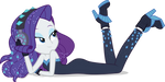 Mlp EqG Rarity (happy) vector by luckreza8