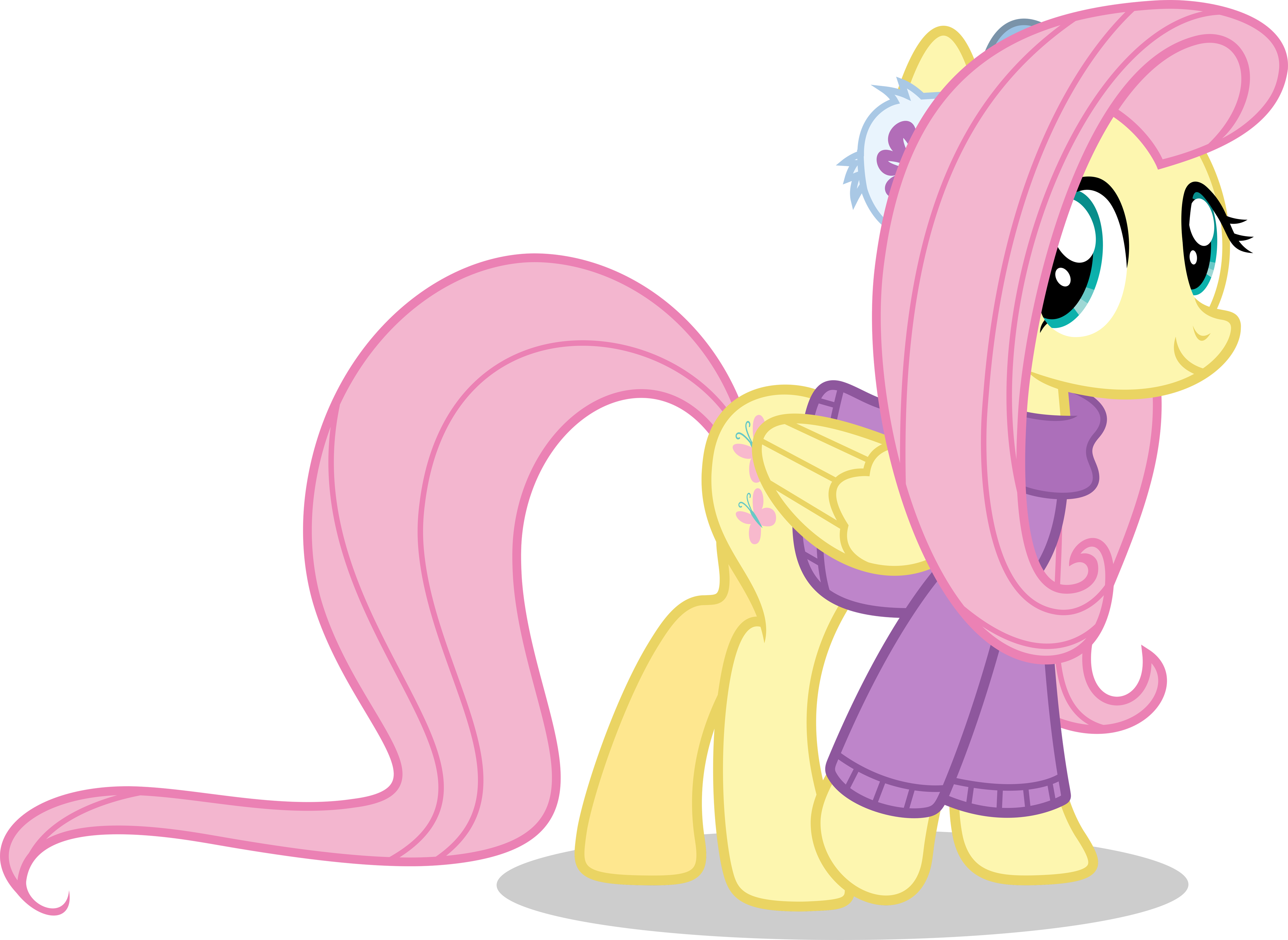 Mlp Fim Fluttershy (...) vector #7 by luckreza8 on DeviantArt