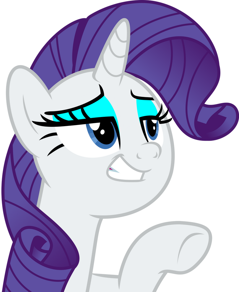 Mlp Fim Rarity (...) vector #8 by luckreza8 on DeviantArt