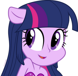 Mlp EqG 1 Twilight Sparkle (happy) vector