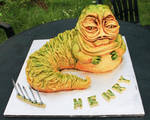 Star Wars Jabba the Hutt Cake by KatesKakes