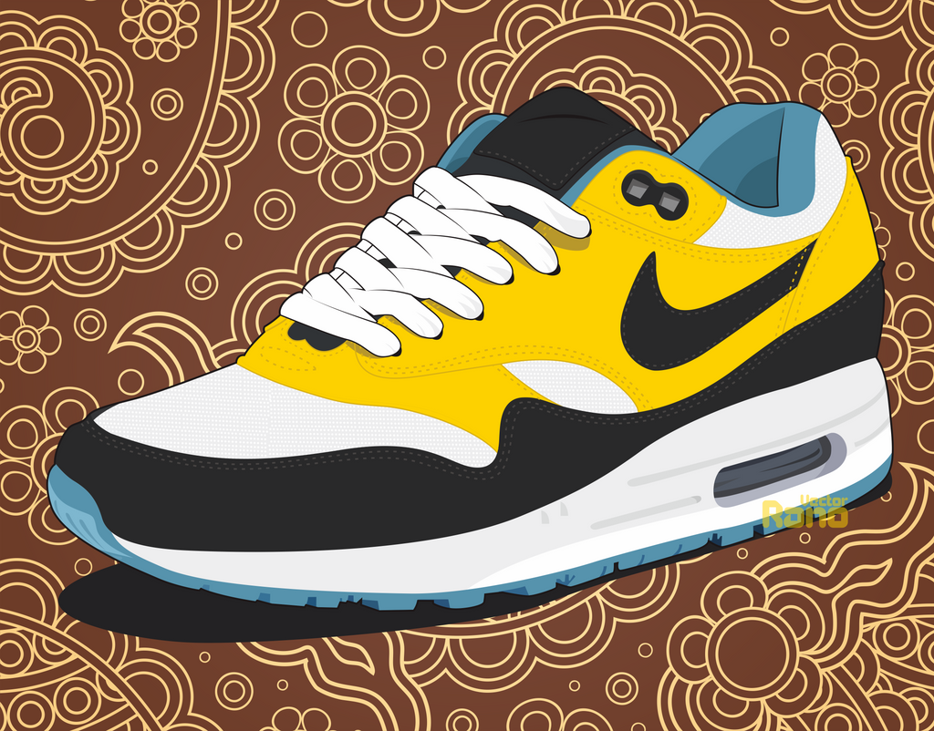 Nike air shoes sales vector