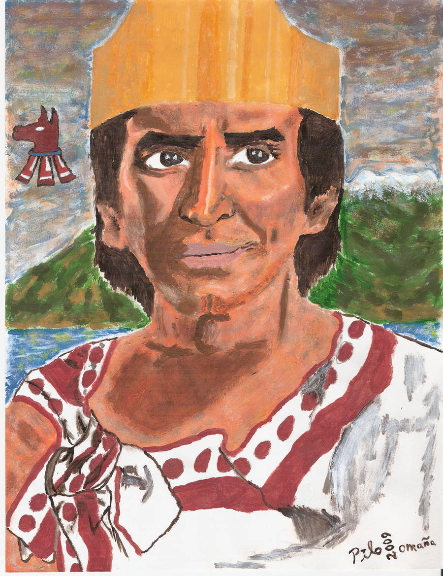 The poet King Nezahualcoyotl - El rey poeta by tlacuilopilo