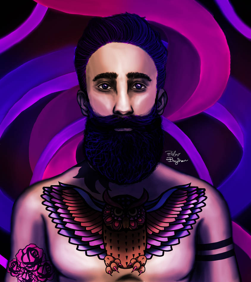 Colourful Tattoo guy by bibiboyhan on DeviantArt