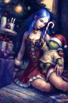 FFXIII-2 - Yeul and Pet Tonberry Christmas Galore