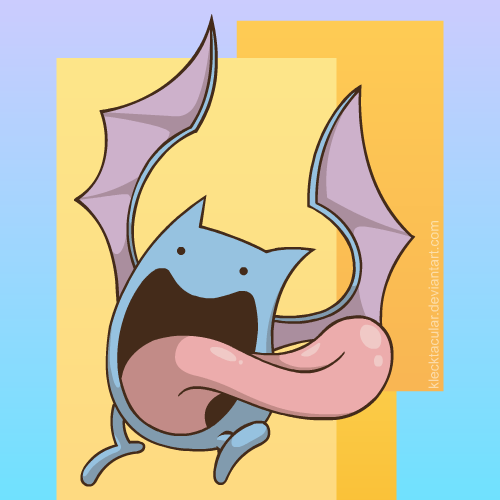 Cute Ugly Pokemon #042 - Golbat by Klecktacular on DeviantArt