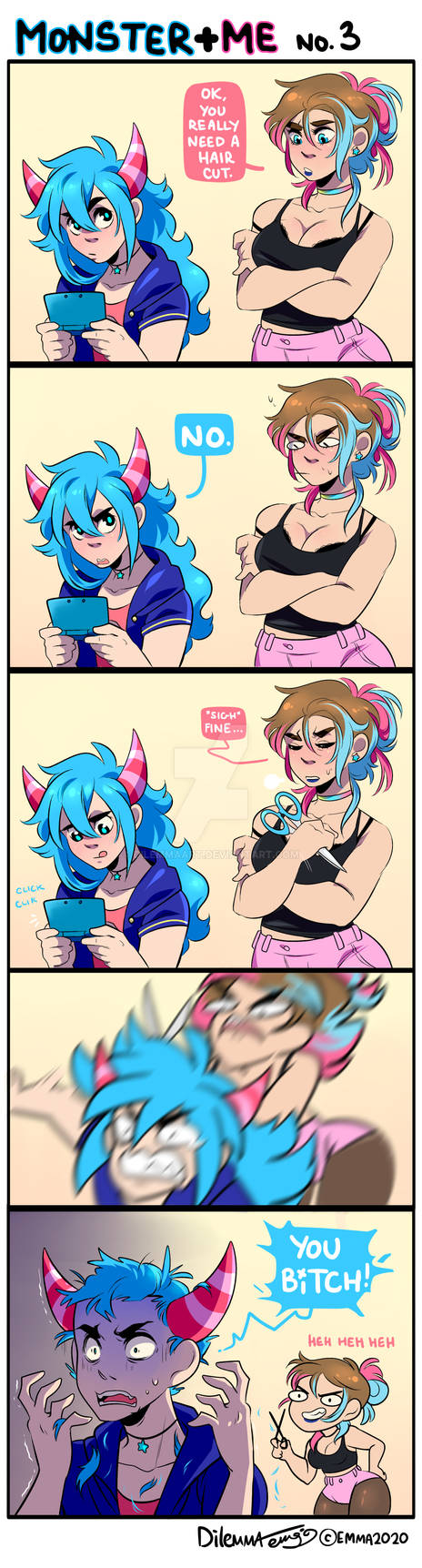 Monster and Me, Rule 63 by DilEmmaArt on DeviantArt