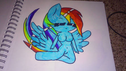 Rainbow dash anthro chibi