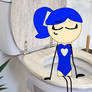 HMG peeing on the toilet