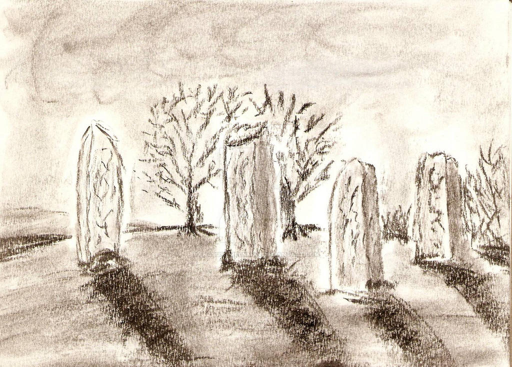 Standing stones by Erabus-greenman on DeviantArt