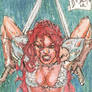 Red Sonja Sketch Card 4 for Breygent.