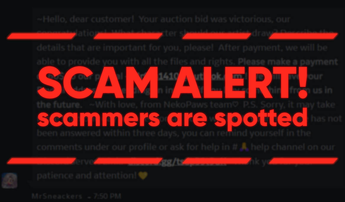 Deviantart Scam SCAM ALERT, BEWARE! by MrSneakers on DeviantArt