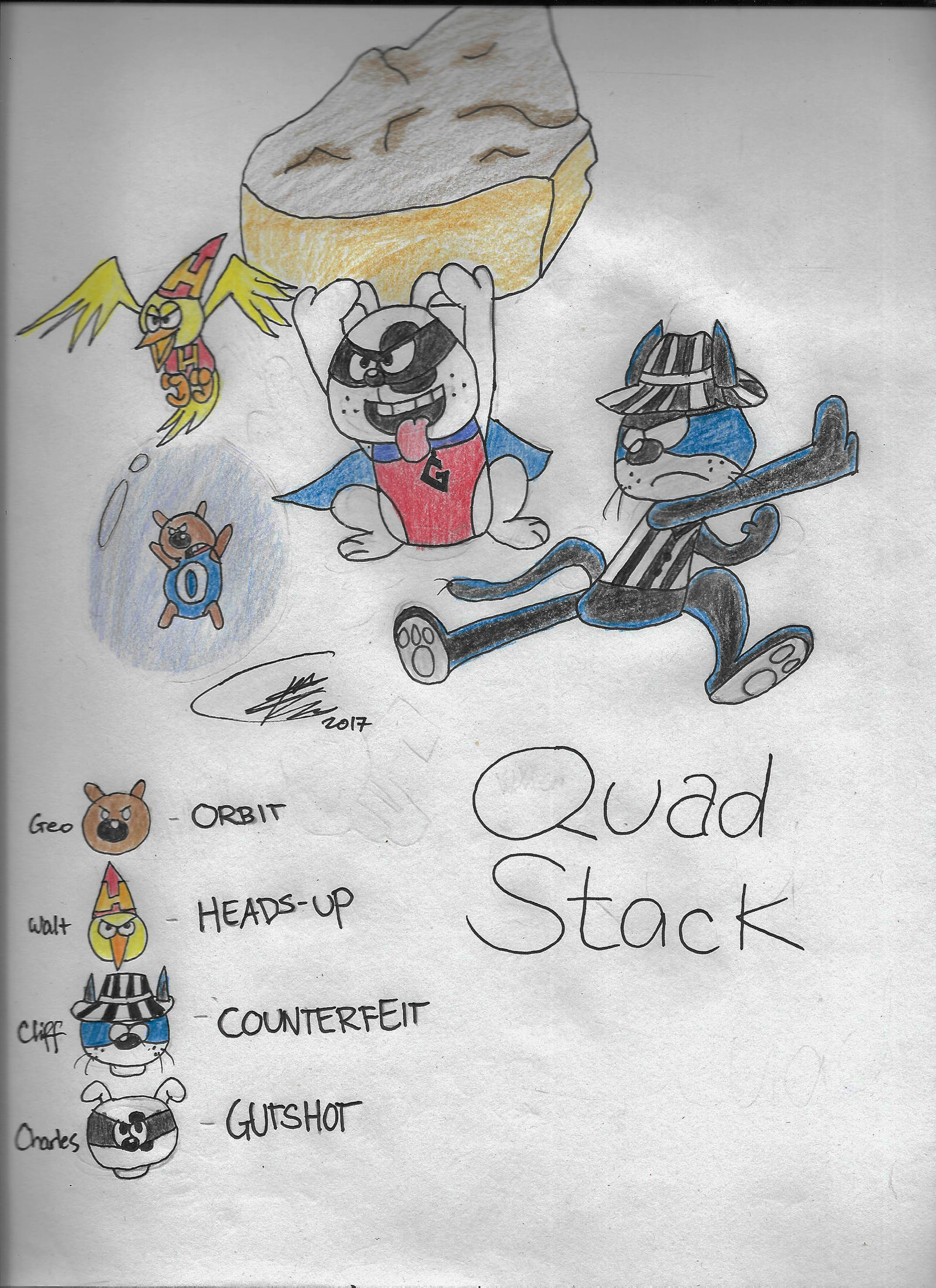 The Quad Stack! (Scanned Version, Request) by RoyalPoultryGeist on ...
