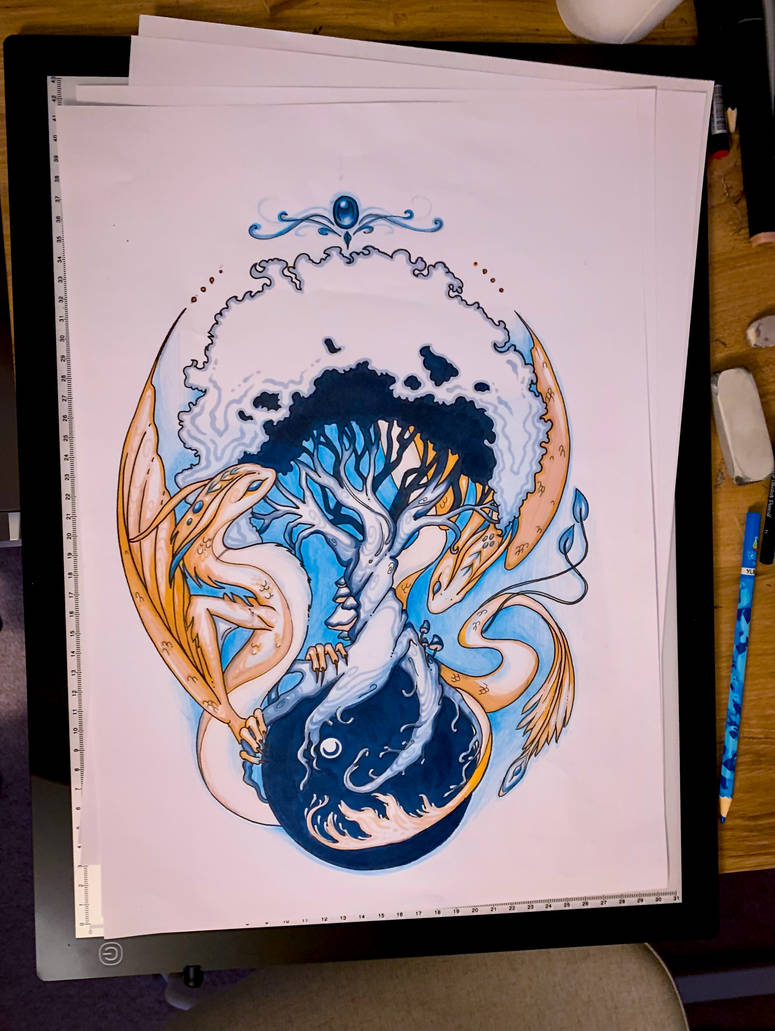 Dragons fantasy tree follow up by totka on DeviantArt