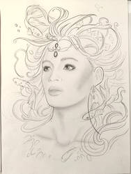 Nereid sketch pencil