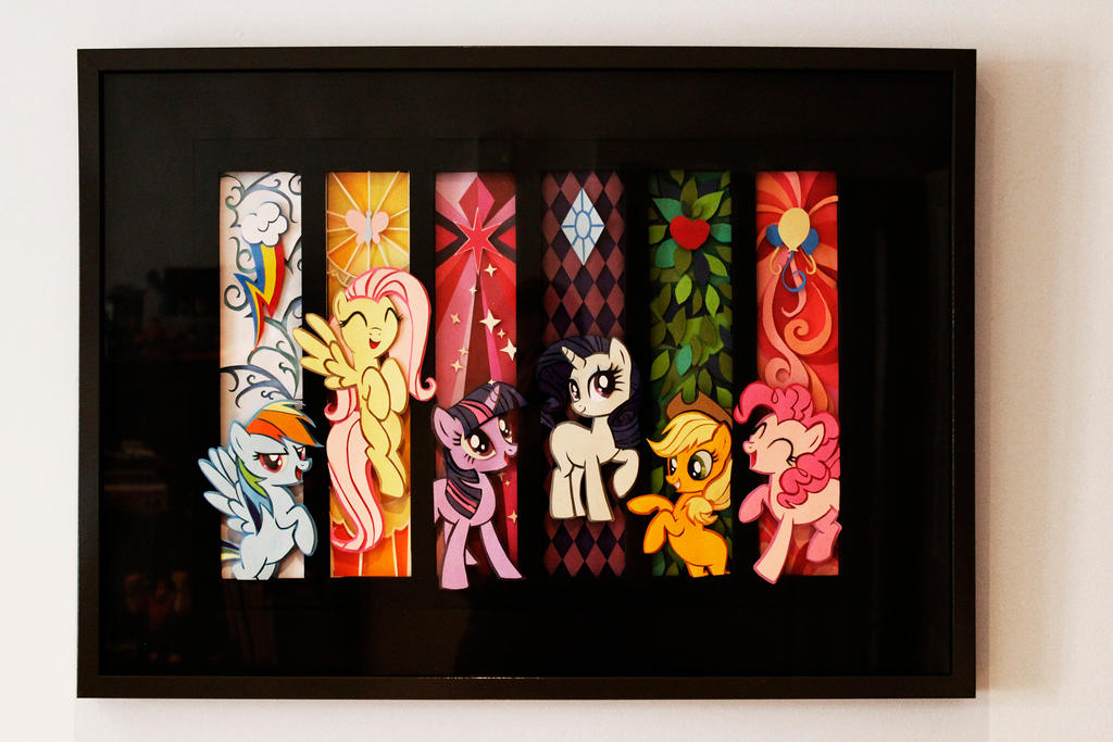 Mlp Paper Clips My Little Pony PaperArt - Main 6 Collection by snip-it on DeviantArt