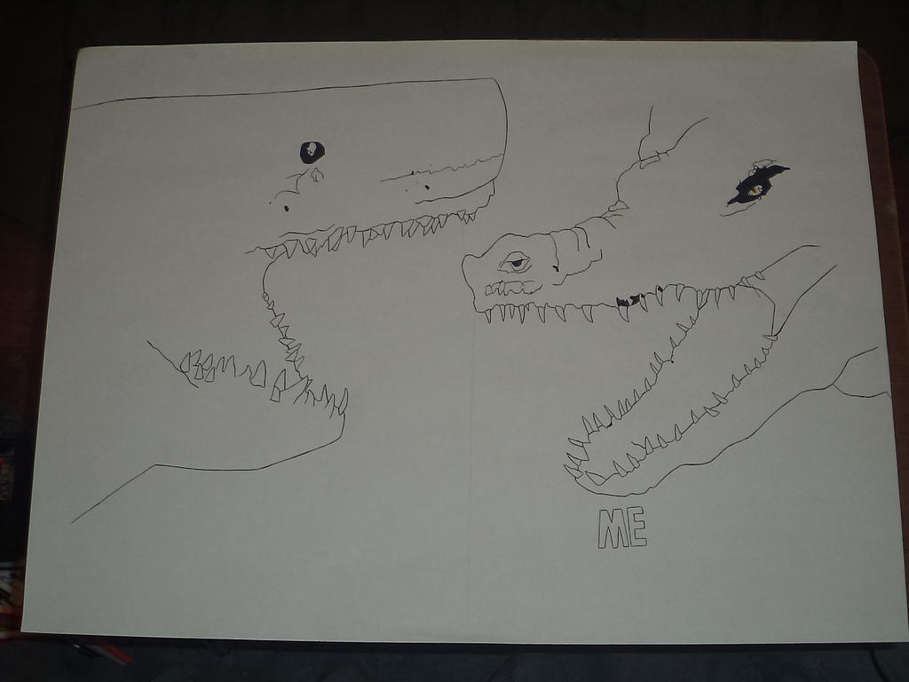 My art of Mega Shark vs Crocosaurus by Darcygagnon on DeviantArt
