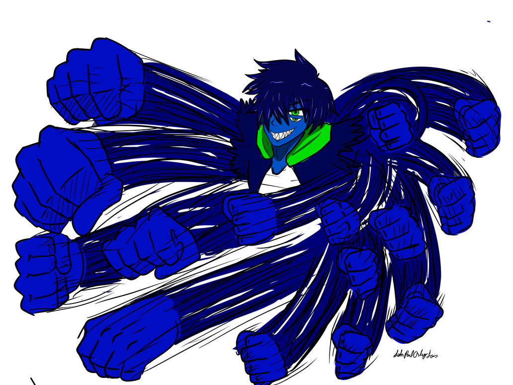 Miriochi rapid punches by ImpelUniversalHero on DeviantArt
