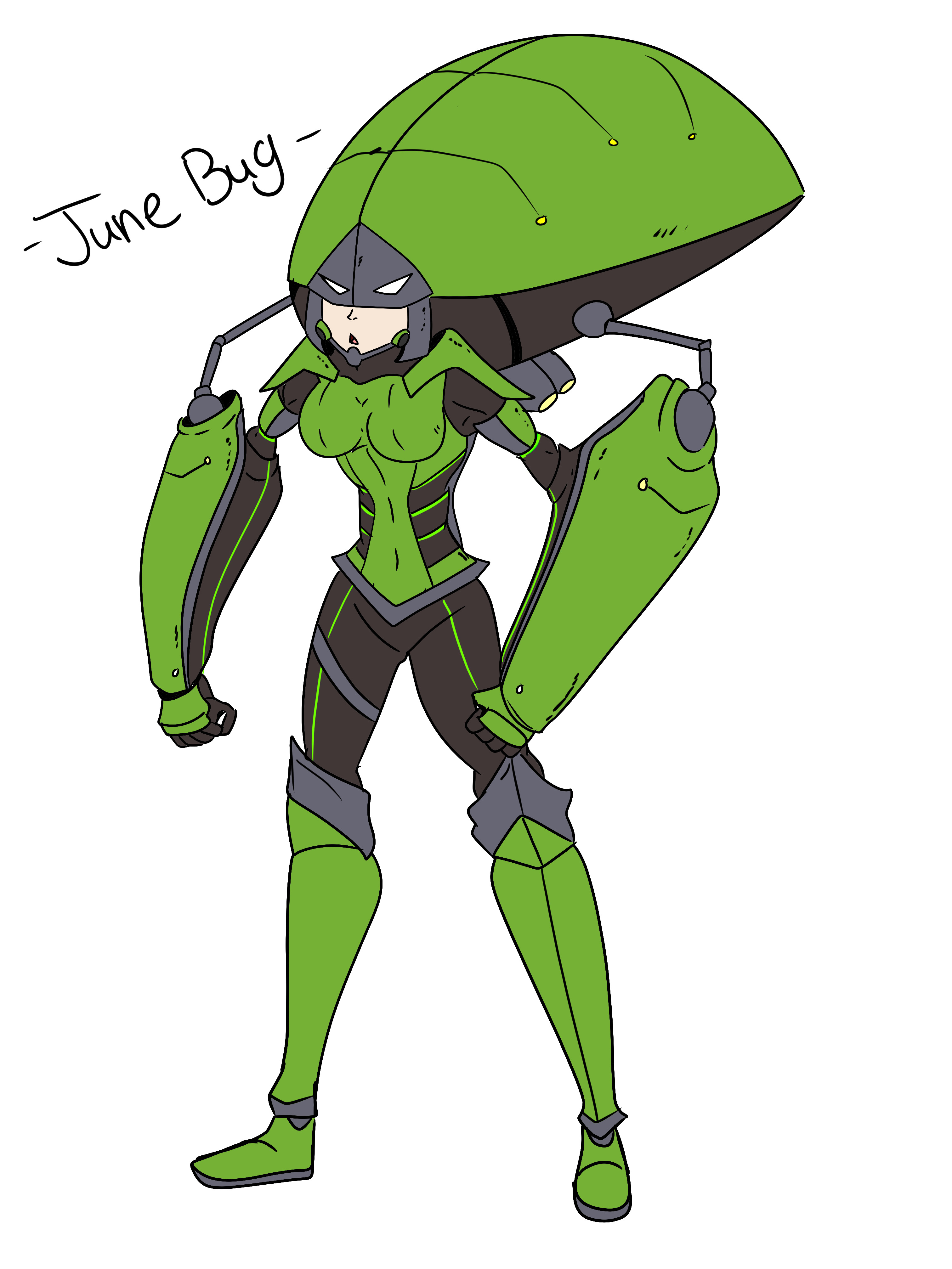 Junebug Inmotion June Bug the Iron Head by ImpelUniversalHero on DeviantArt