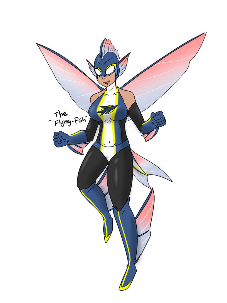 The Flying Fish The Gliding Hero by ImpelUniversalHero on DeviantArt