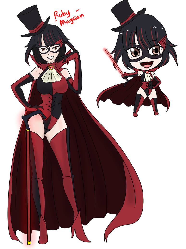 Ruby Magic Cartoon Ruby Magician the Magical Thief Up for adopt by ImpelUniversalHero on ...