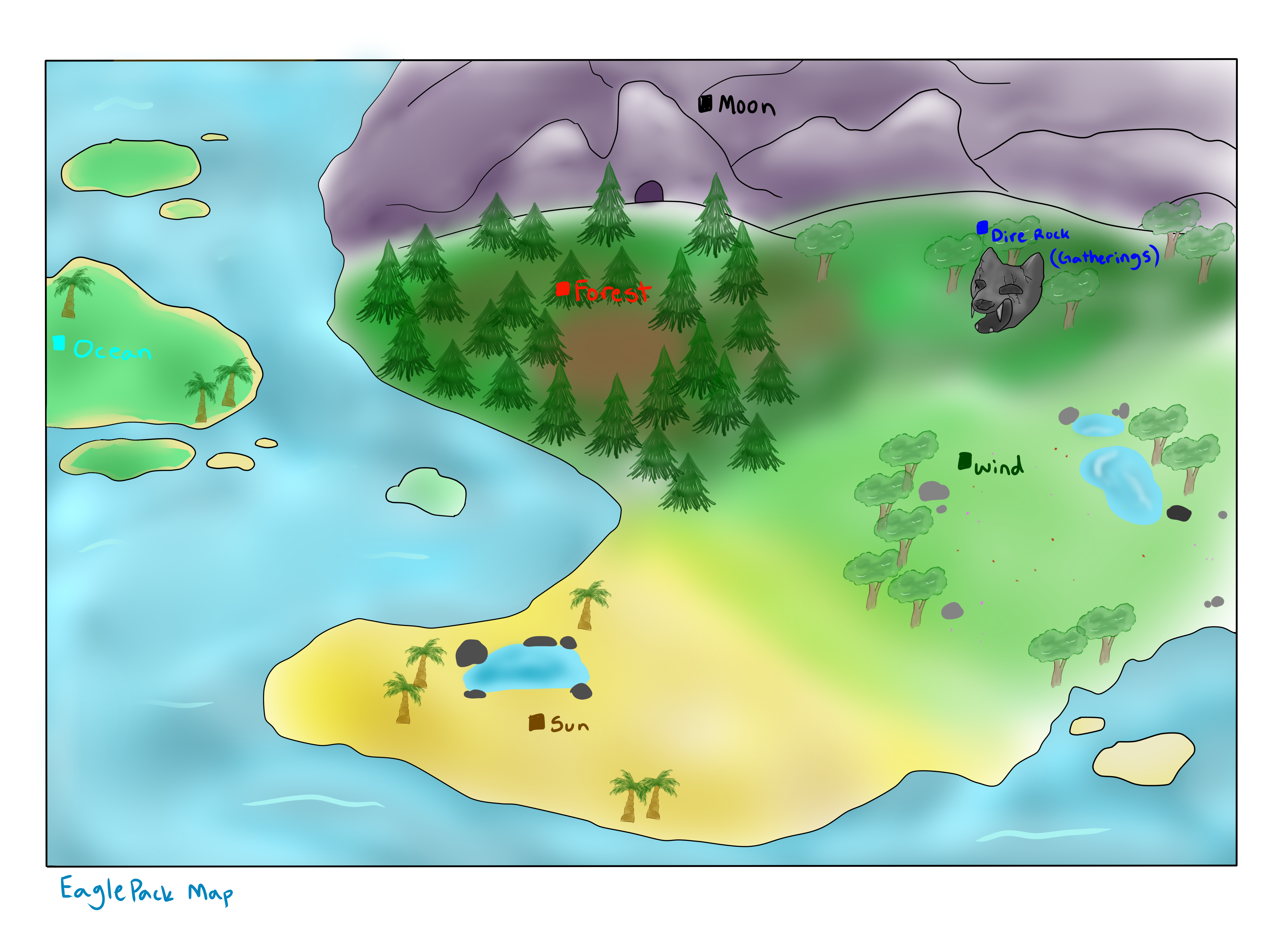 EaglePack Map