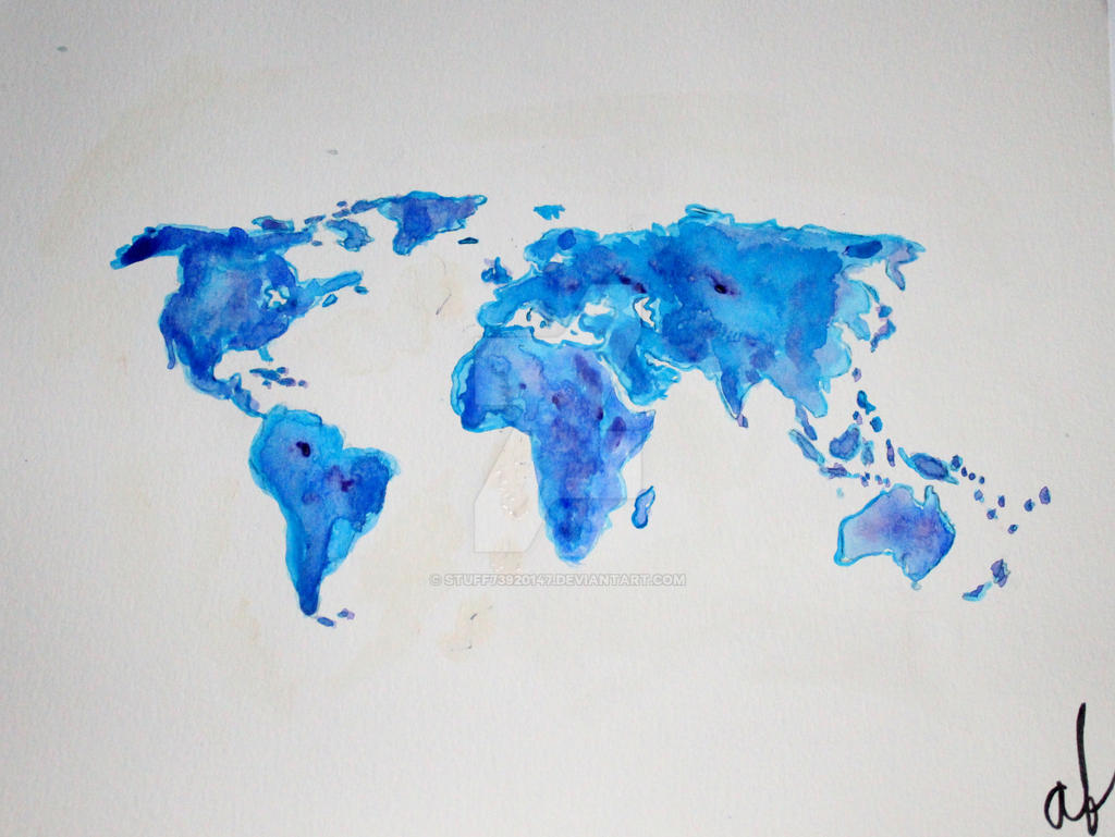 Map of The World by stuff73920147 on DeviantArt