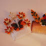 Changing Leaves Moon Kanzashi