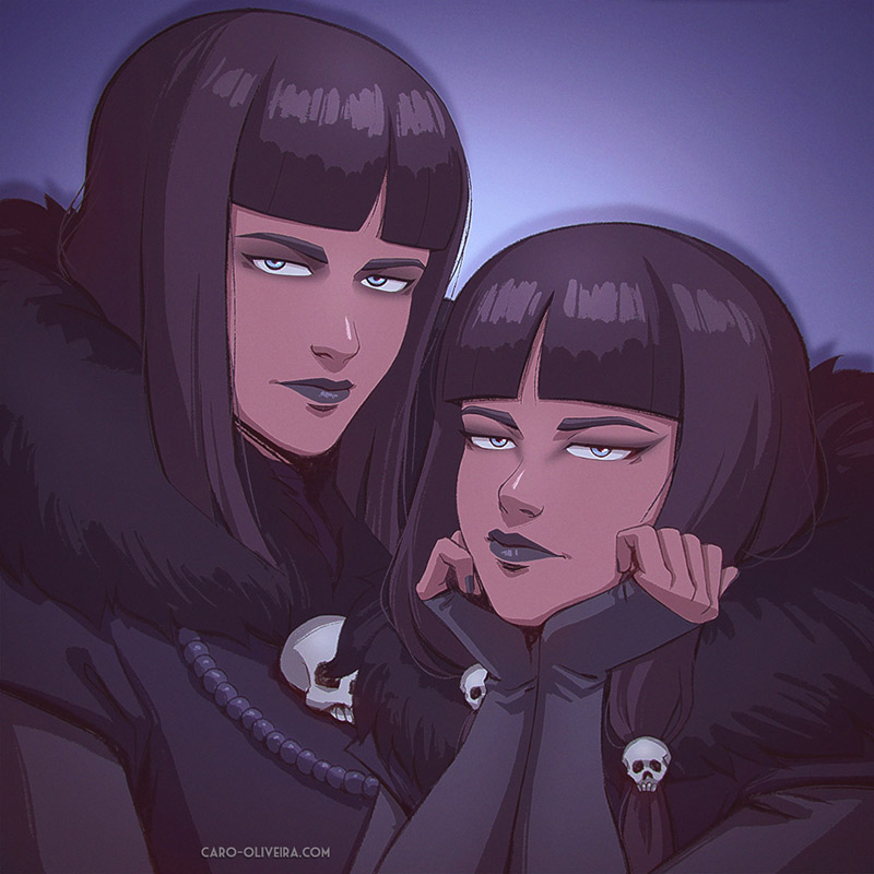 Desna Deviantart Desna and Eska goth AU by Caro-Oliveira on DeviantArt