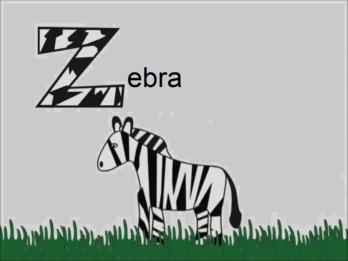 So Smart! Letras T-Z Parte 7 - Z es para Zebra by BobCleghorn on DeviantArt