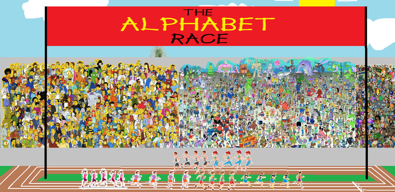 Alphabet Rae The Alphabet Race by BobCleghorn on DeviantArt